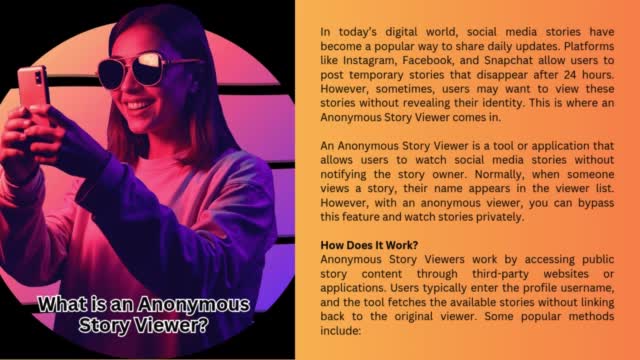 Anonymous Story Viewer
