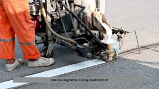 Precision and Safety White Lining Contractors at Your Service