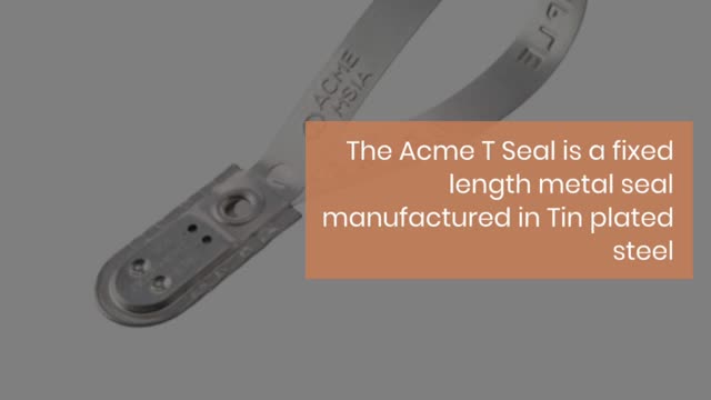 Metal tamper evident seals