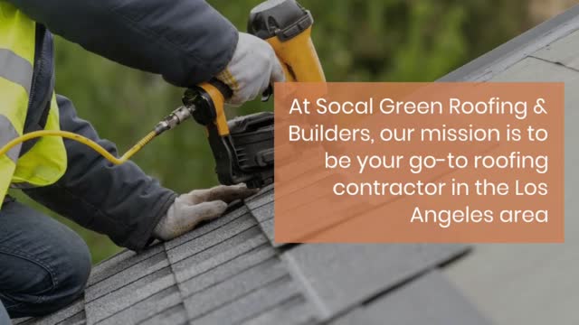 New roof installation