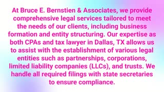 Bruce E Bernstien & Associates, PLLC - Reliable Tax Lawyer in Dallas, TX