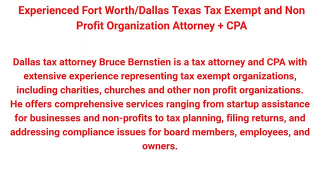 Bruce E Bernstien & Associates, PLLC - Trusted Non Profit CPA Near Me Dallas