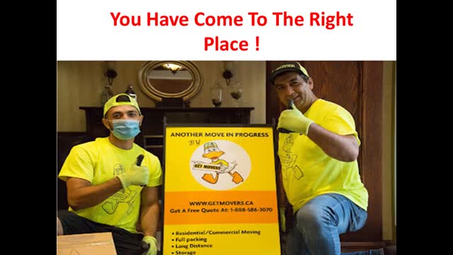 Get Movers : Top-Rated Moving Company in Hamilton, ON