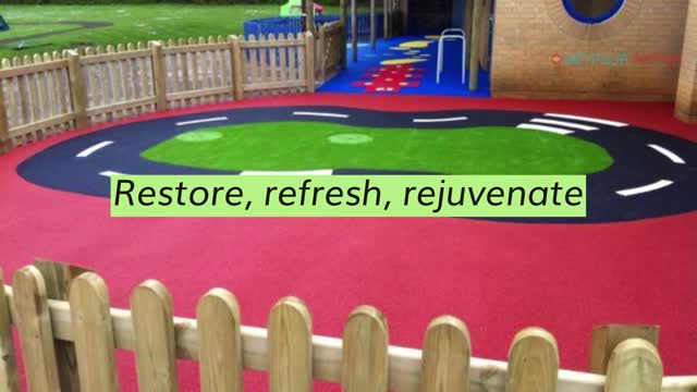 wet pour playground surface