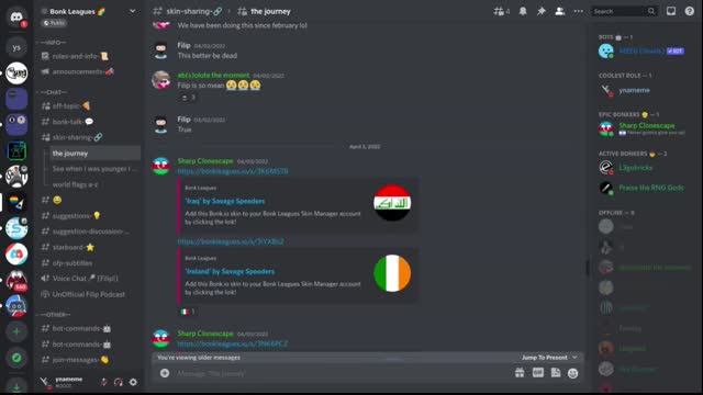 ynameme pro bonkio kicking from singapore