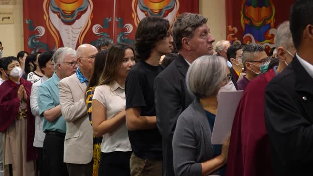 2025年恭迎南無第三世多杰羌佛佛誕法會 ｜ 全球過千信衆南加沐佛恩迎經藏