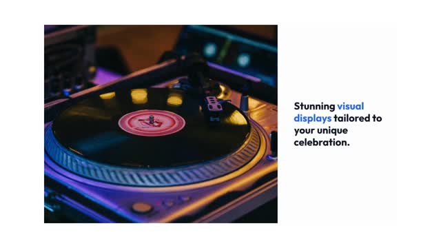 Wedding DJ and Audio Visual