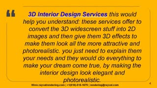 3D Interior Design Company  3D Interior Design Services