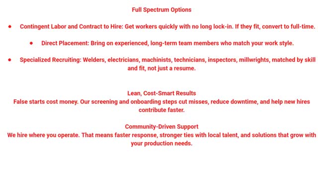 Holland Sharpe - Manufacturing Recruitment Agency in Murfreesboro, TN