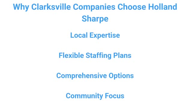 Holland Sharpe - Production Temp Agency in Clarksville, TN