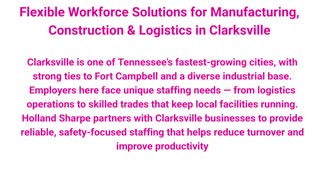 Holland Sharpe - Professional Construction Recruiting in Clarksville, TN