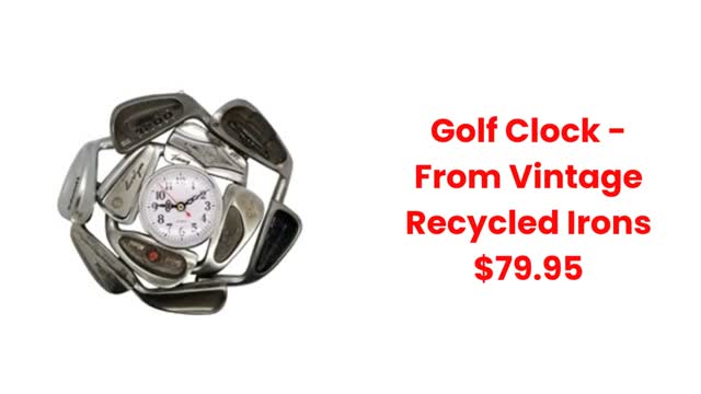 Vintage Golf Gifts : Handmade Golf Clocks in Marietta, GA