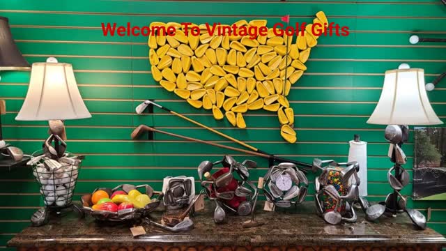 Vintage Golf Gifts - Artisan Golf Clocks in Marietta, GA