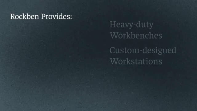 Heavy-Duty Industrial Workbench Manufacturer ROCKBEN