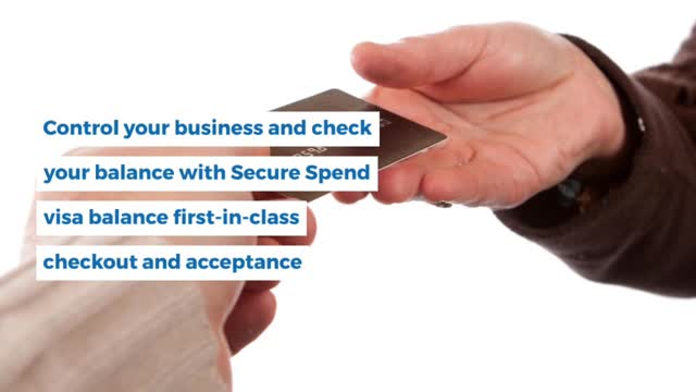 Secure Spend visa gift card