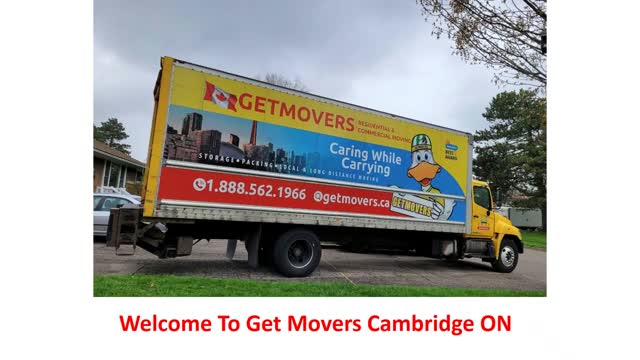 Get Movers - Local & Long-Distance Mover in Cambridge, ON