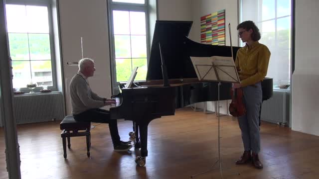 Mozart Violinsonate e-moll 2. Satz