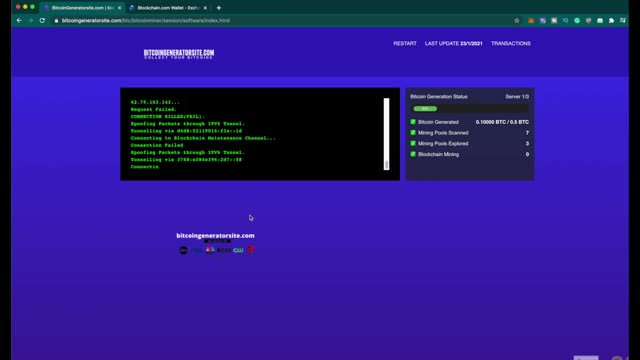 Bitcoin Generator Site
