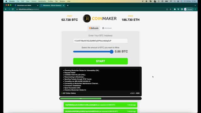 How A user was able to generate 2 million euro with bitcointora.online