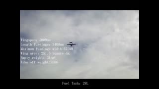 HUGIN Big Eye VTOL Wingspan 5M Fixed wing aircraft UAV