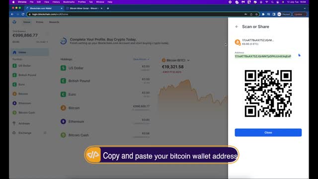 Step By Step Guide For BitcoinMinerScript.com