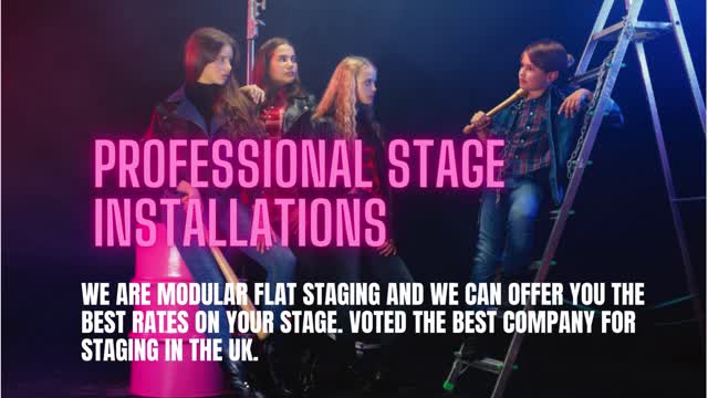 Stage platform rentals