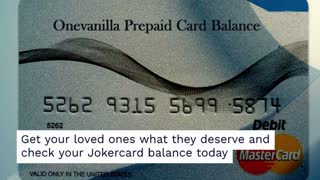 joker card balance