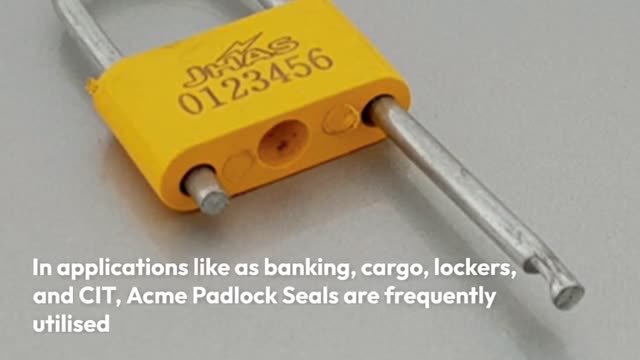 Anti temper padlock seals