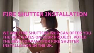 Fire-rated shutter installations