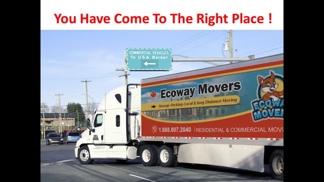 Ecoway Movers : Affordable Moving Company in Newmarket You Can Actually Trust