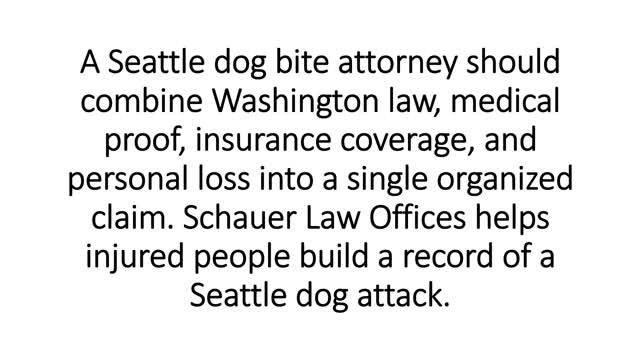 The Schauer Law Offices PLLC - Dog Bite Attorney in Seattle, WA