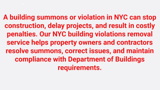 NYC TPP Inspections : Building Violations Removal Service in NYC
