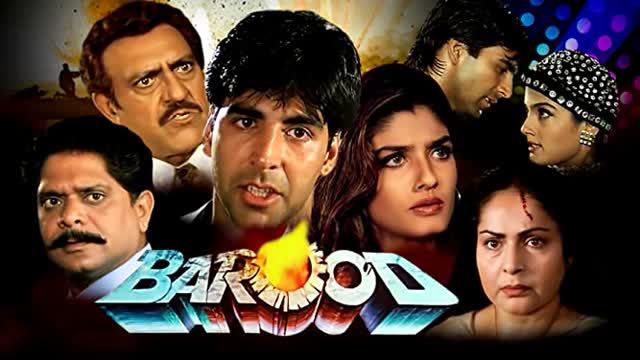 Barood  1998  || Akshay Kumar_Raveena Tandon_Amrish Puri_Rakhee Gulzar
