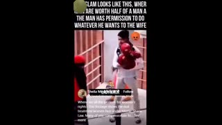 muslim beats woman 2