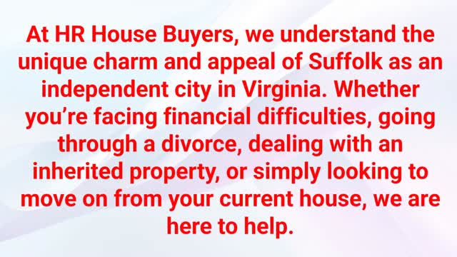 Hampton Roads House Buyers - We Buy Houses in Suffolk, VA | 23435