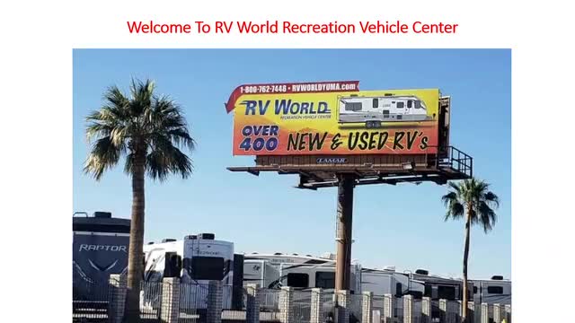 RV World Recreation Vehicle Center - RV Van For Sale in Yuma, AZ