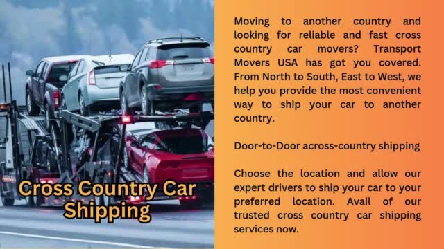 transport a car across country