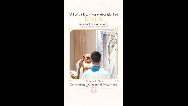 2025 marks the Golden Jubilee of Raymond Leo Cardinal Burke’s ordination to the Holy Priesthood. This weekly series will celebrate his 50th anniversary of being ordained a priest.