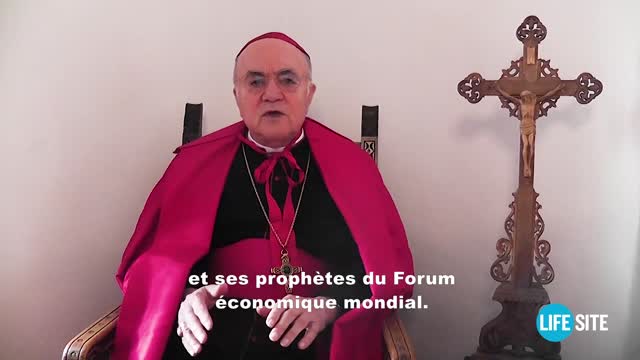 archevêque Carla Maria Viganò Le Nouvel Ordre Mondial mondialiste a les marques de l'anti-église de Satan sous-titré en français