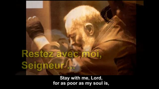 Padre Pio Stay with me Lord
