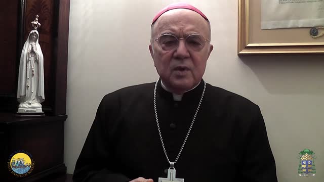 Arcivescovo Carlo Maria  Viganò Comunicato - Exsurge Domine e le Benedettine di Pienza - 28 Gennaio 2024