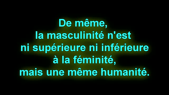 Femmes, soyez soumises à vos maris. (citation saint Paul, Évangile)
