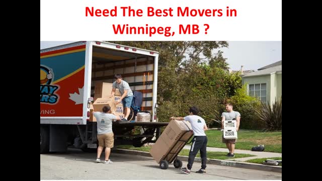 Ecoway Movers : Certified Movers in Winnipeg, MB