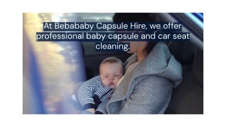 Baby Car Seat Cleaning Services