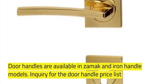 Selling the best types of door handles