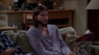 Two and a Half Men - S9E5 - A Giant Cat Holding a Churro
