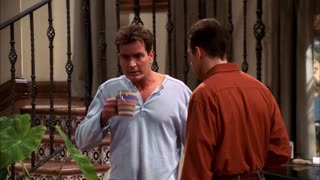 Two and a Half Men - S1E7 - If They Do Go Either Way, They're Usually Fake