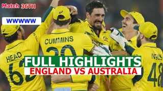 Australia Vs England World Cup 2023  Highlights 