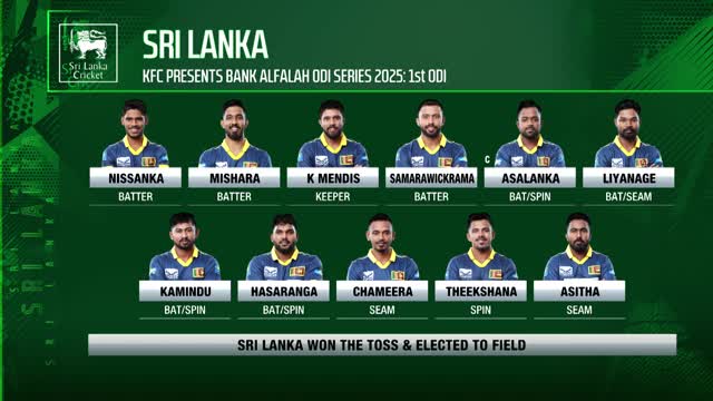   Pakistan vs Sri Lanka ODI Series 2025  1st ODI Full Highlights