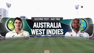   Australia vs West Indies  2nd Test - Day 2 Highlights